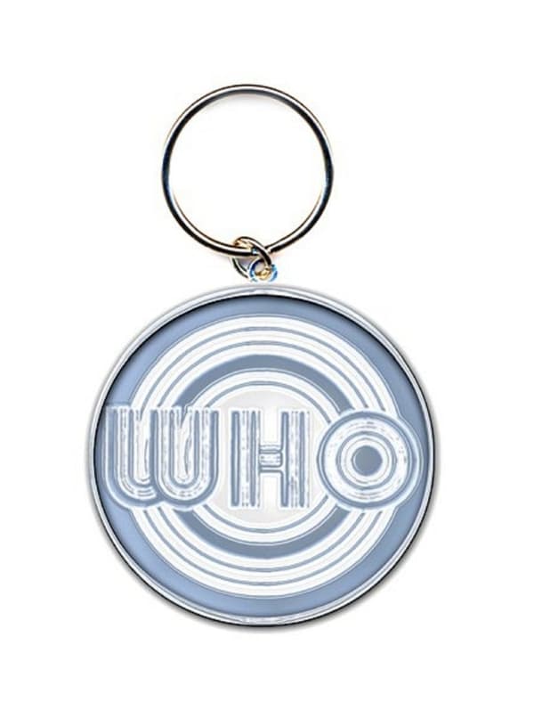 The Who Keyring Keychain Circles band Logo Official metal One Size