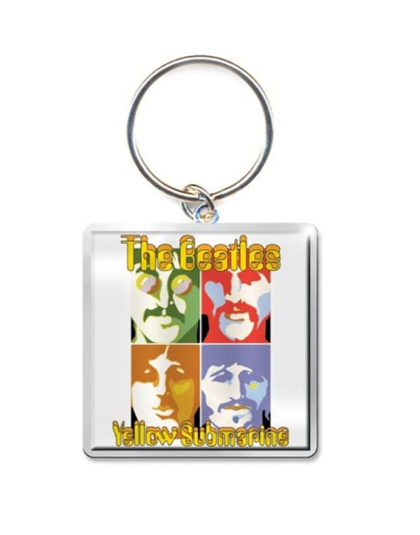 The Beatles Keychain yellow submarine Sea of Science Official One Size