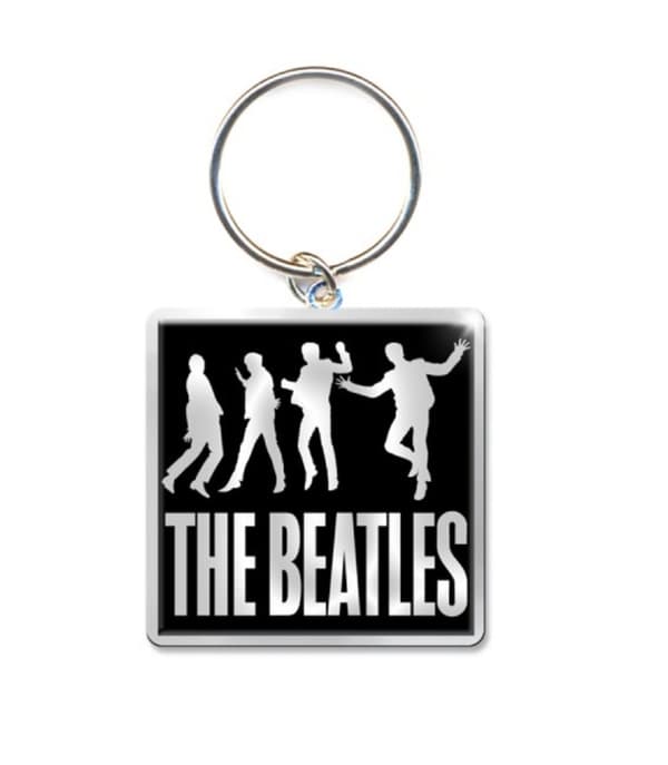 The Beatles Keychain logo Jump Photo Official One Size