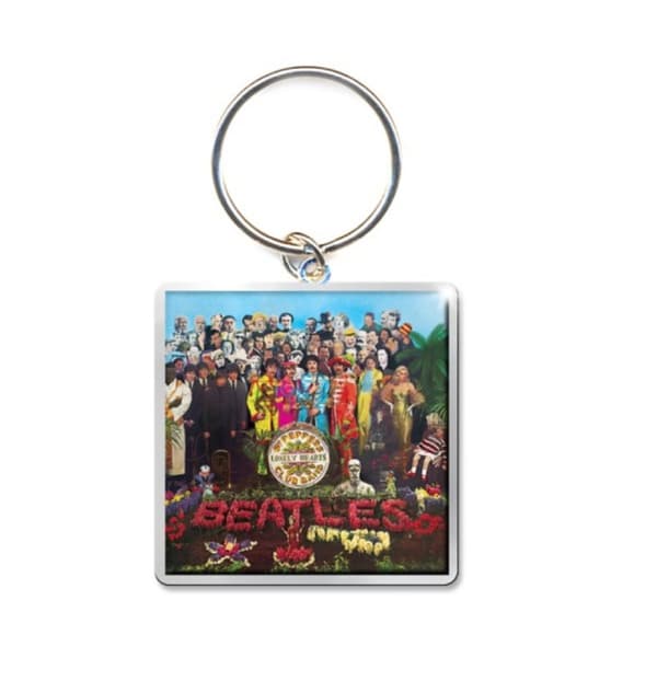 The Beatles Keychain Sgt Pepper Album Official One Size