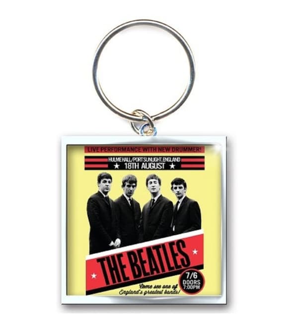 The Beatles Keychain 1962 Port Sunlight Official One Size