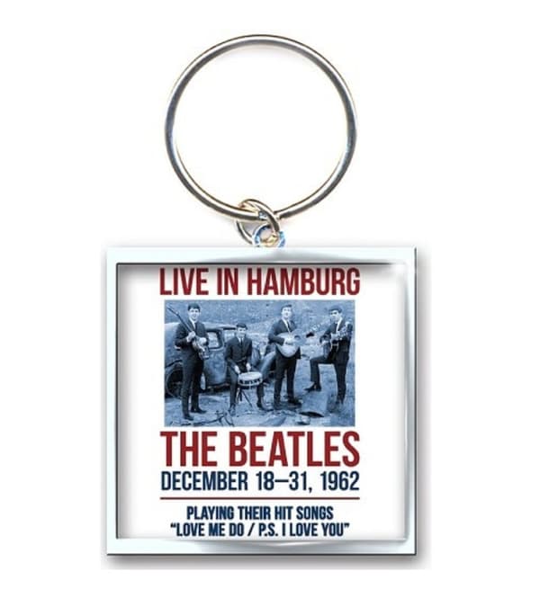 The Beatles Keychain 1962 Hamburg poster Official One Size