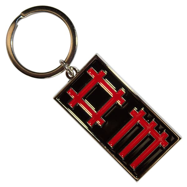 Depeche Mode Band Logo Keyring Keychain One Size