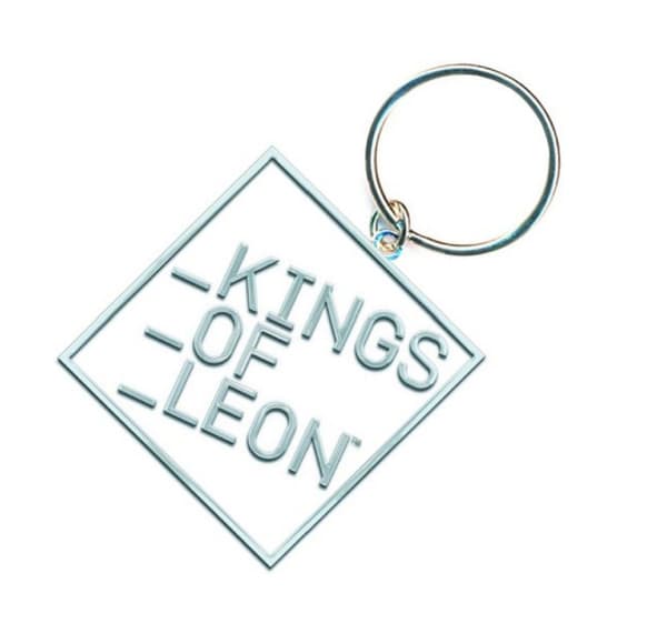 Kings Of Leon Keyring Keychain Block band Logo Official metal One Size
