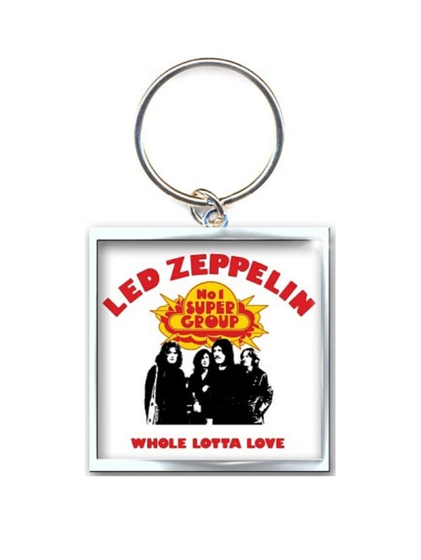Led Zeppelin Keyring Keychain Whole Lotta Love Official One Size