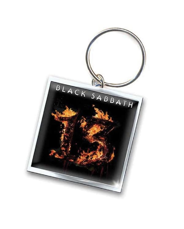 Black Sabbath Keyring Keychain 13 Official Taglia unica