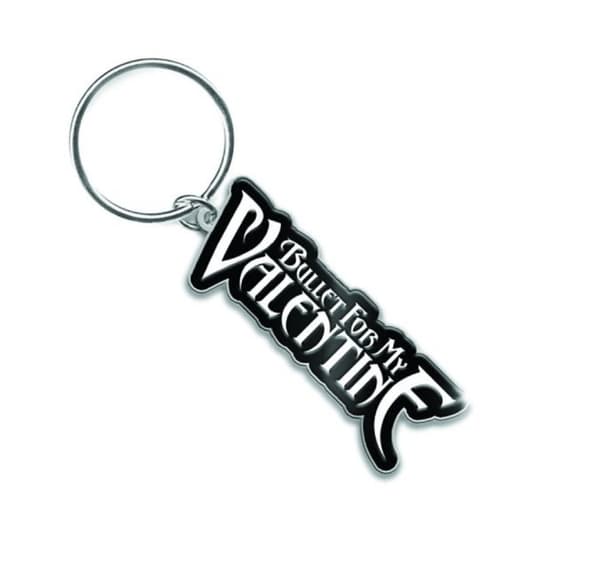 Bullet For My Valentine Keyring Keychain band Logo Official metal Taglia unica