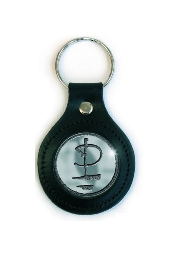 Pink Floyd Keyring Keychain Icon band logo Official Leather 6 cm One Size