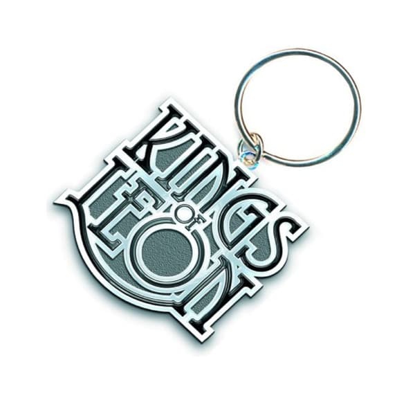 Kings Of Leon Keyring Keychain Scroll band Logo Official metal One Size