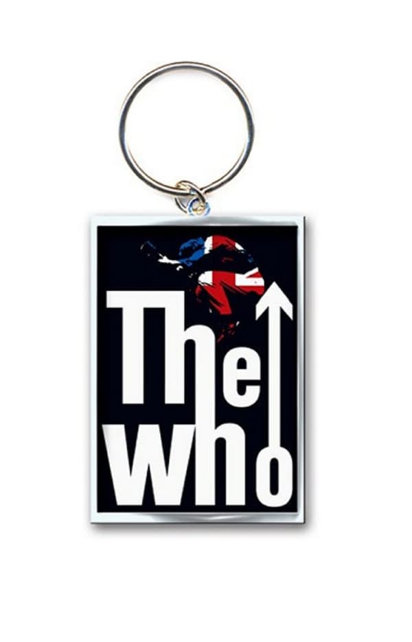 The Who Keyring Keychain Leap band Logo Official metal Taglia unica