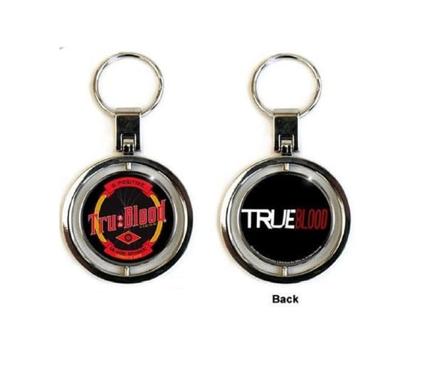 True Blood Keyring Keychain Bottle Label Official Taglia unica