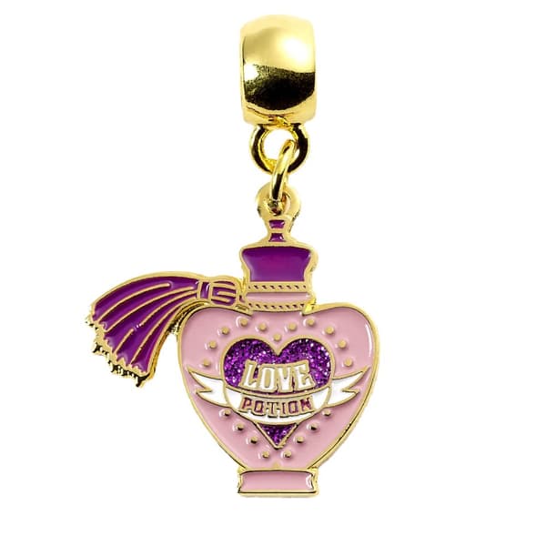 Harry Potter Love Potion Charm Gold/Pink/Purple One Size