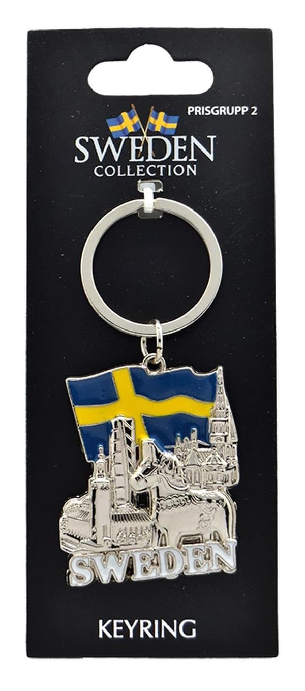 Nyckelring Landmärke Sverige