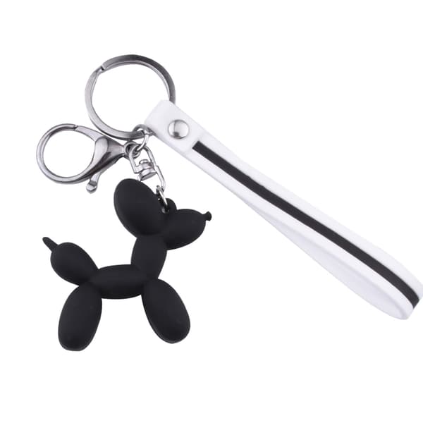 Elegant Unik Ballong Hund Nyckelring