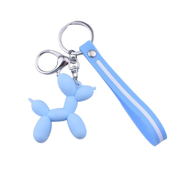 Elegant Unik Ballong Hund Nyckelring