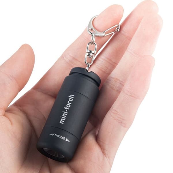 Praktiskt Nyckelring Mini Ficklampa