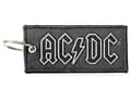Miniatyrbild 4 av 4: AC/DC Keyring Keychain Classic Band Logo Patch Official Black One Size