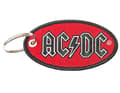 Miniatyrbild 3 av 4: AC/DC Keyring Keychain Oval Classic Band Logo Patch Official Red One Size
