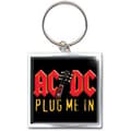 Miniatyrbild 1 av 4: AC/DC Keyring Keychain Plug me in band logo Official Taglia unica
