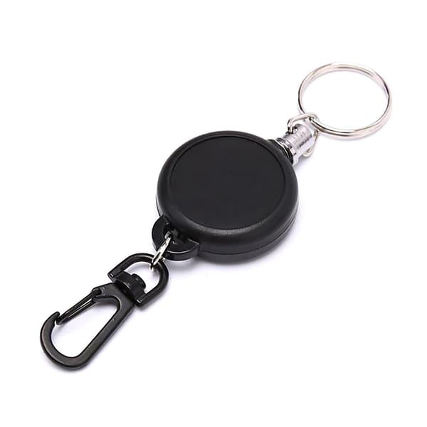 2-PACK Utdragbar Nyckelhållare / Nyckelring Jojo-funktion