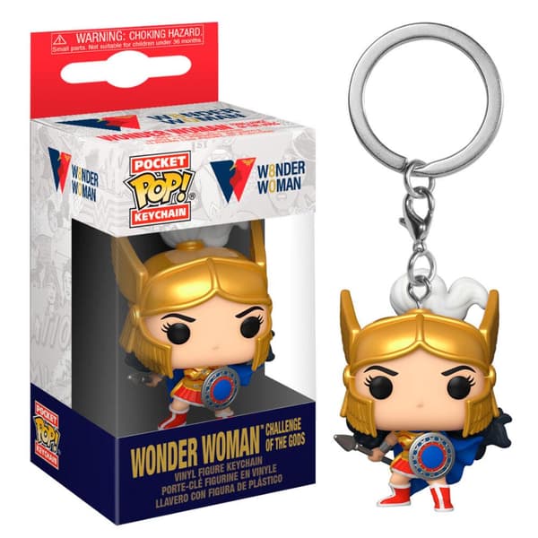 Nyckelring - Pocket POP - 80th Wonder Woman Challenge Of The Gods