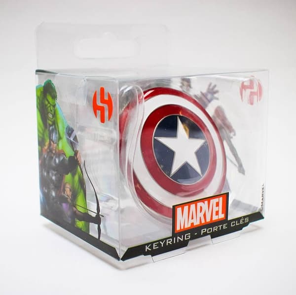 Nyckelring - Marvel Captain America Shield