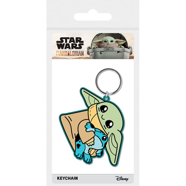 Star Wars: The Mandalorian Grougu´s Little Friend gummi nyckelring