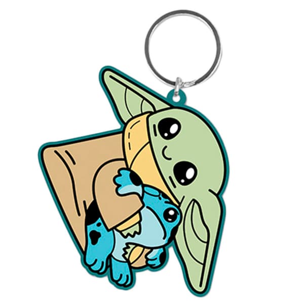 Star Wars: The Mandalorian Grougu´s Little Friend gummi nyckelring