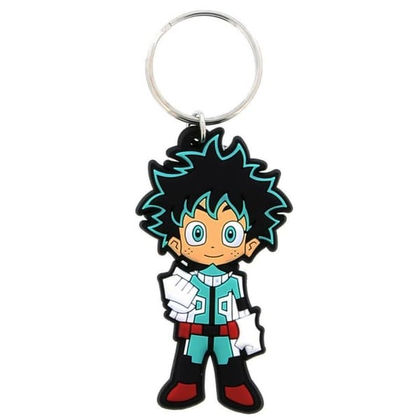 My Hero Academia Rubber Deku Keyring Multicoloured One Size