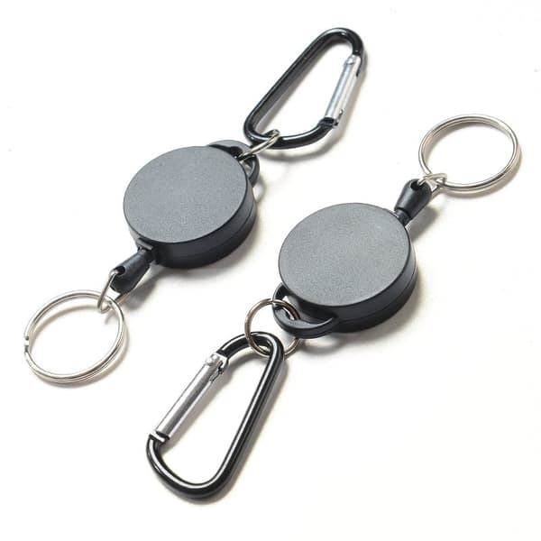 2-Pack - Nyckelring Utdragbar / Nyckelhållare med Snöre