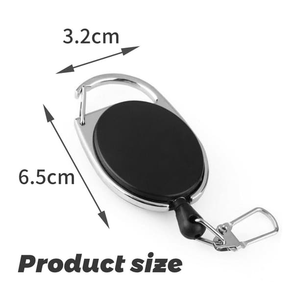 INF Avainrengas jojo-toiminnolla ja 72cm narulla 2-pack