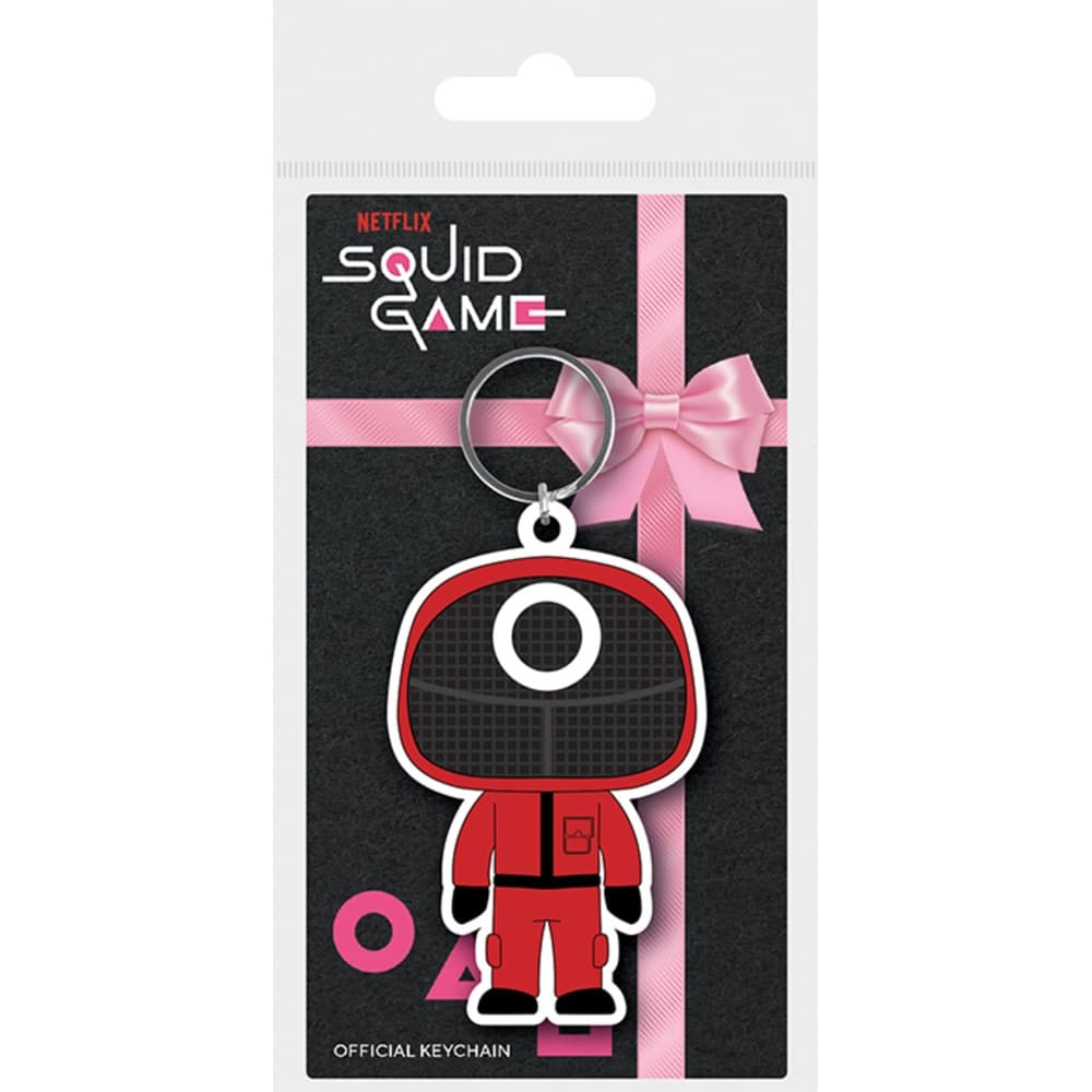 Squid Game Cirkel gummiarbetare nyckelring