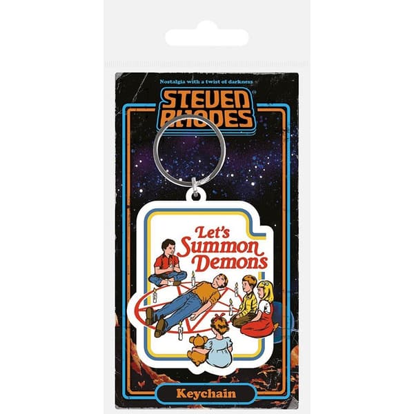 Steven Rhodes Let´s Summon Demons Rubber Keyring Multicoloured One Size