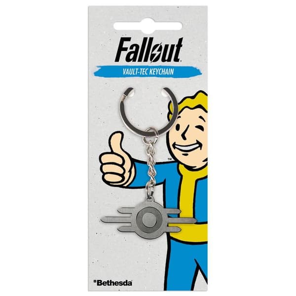 Fallout Vault-Tech Nyckelring Bethesda Key Chain Keychain