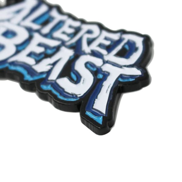 Officiell Altered Beast LOGO Nyckelring / Keyring Licensierad SEGA