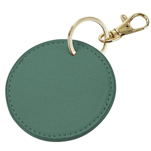 Bagbase Boutique cirkulär nyckelklämma Sage Green One Size