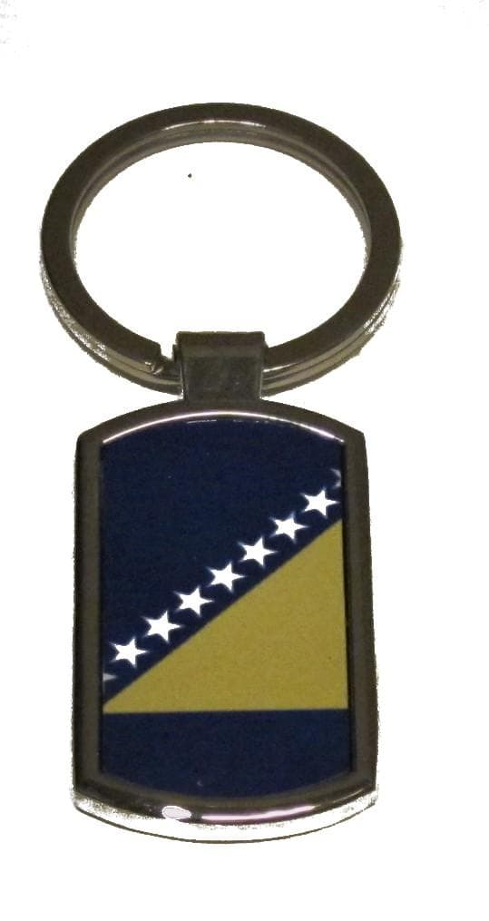 Bosniens flag nøglering