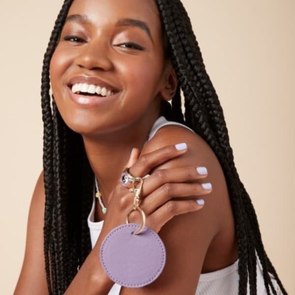 Bagbase Boutique Circular Leather-Look PU Keyclip
