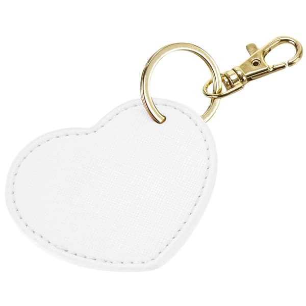 Bagbase Boutique Heart Läder-Look PU nyckelspänne
