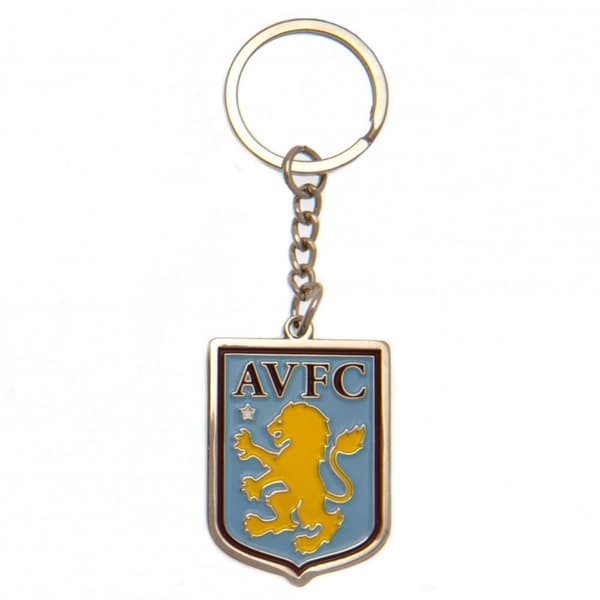 Aston Villa FC Crest nøglering Sky Blue/Yellow One Size