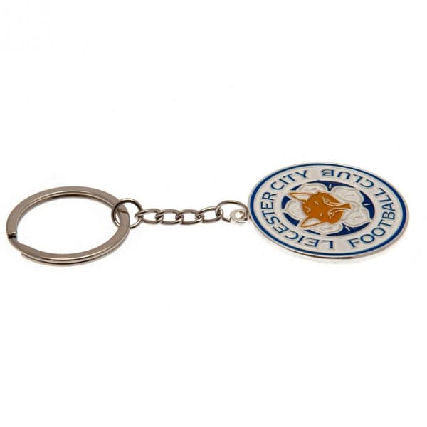 Leicester City FC Be Fearless Crest Keyring