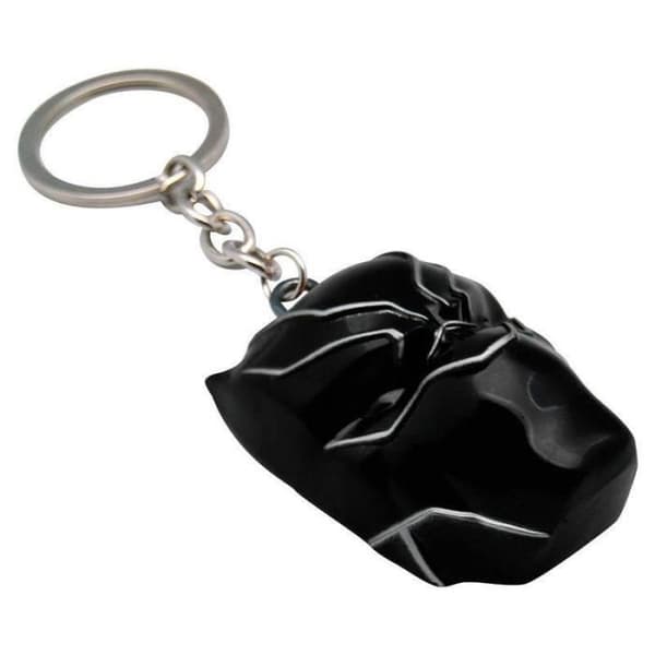 3D Nyckelring - Marvel - Black Panther - Metall - Svart - Unisex