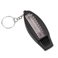 Miniatyrbild 10 av 11: Multifunktionell 4-1 Nyckelring Kompass Termometer Visselpipa