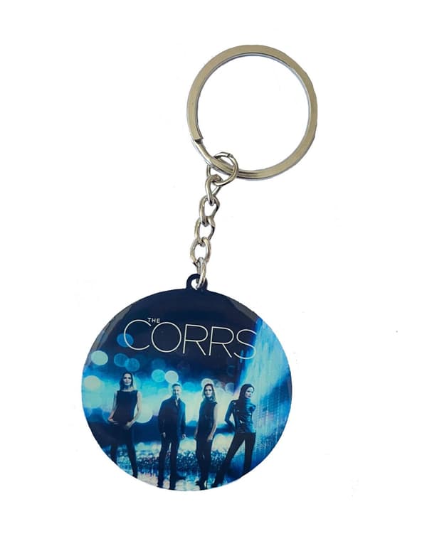 The Corrs Keyring Keychain Band Photo Logo Official One Size