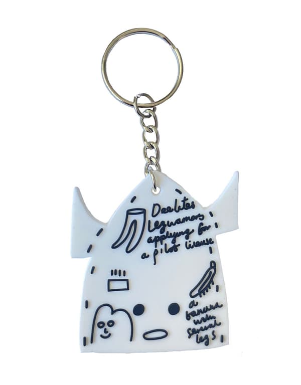 Reeves And Mortimer Keyring Keychain RM 25 Year Official White One Size