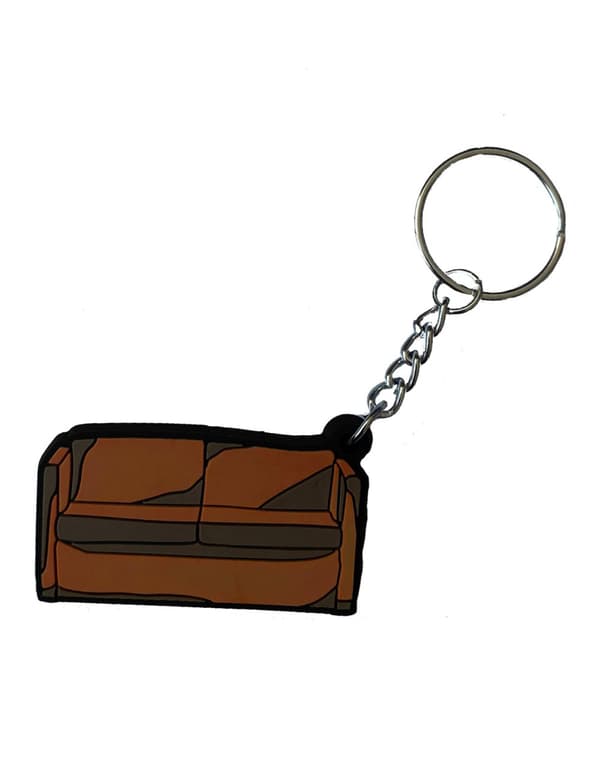 The Cranberries Keyring Keychain Sofa Band Logo Official PVC One Size
