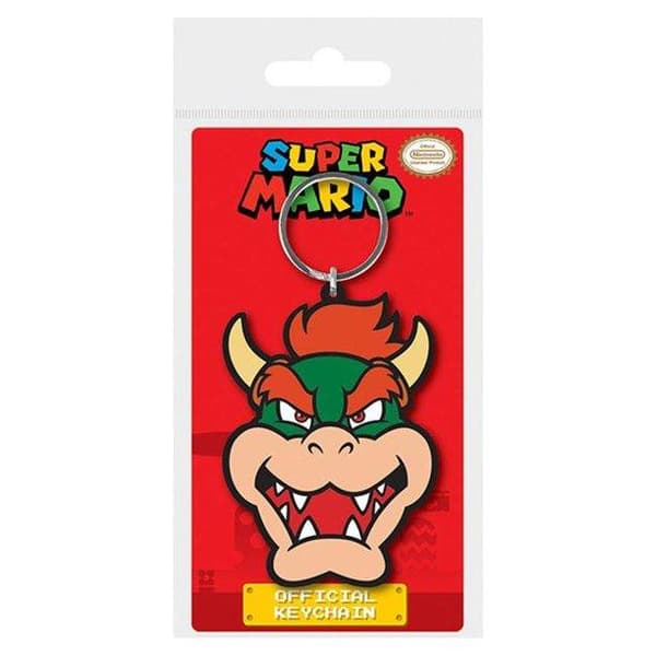Bowser Super Mario Bros nyckelring Licensierad Key Ring Keychain