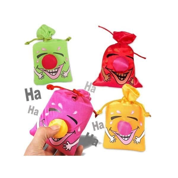 Rosa skrattväska Kudde Nyckelring Ovanlig design Heminredningsobjekt