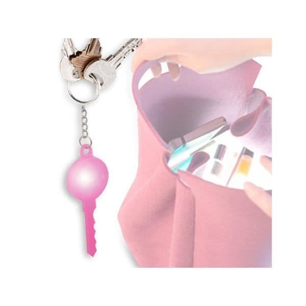 LED nyckelring - Ej angiven - Ej angiven - Färg Rosa - Unisex - Ljusfunktion