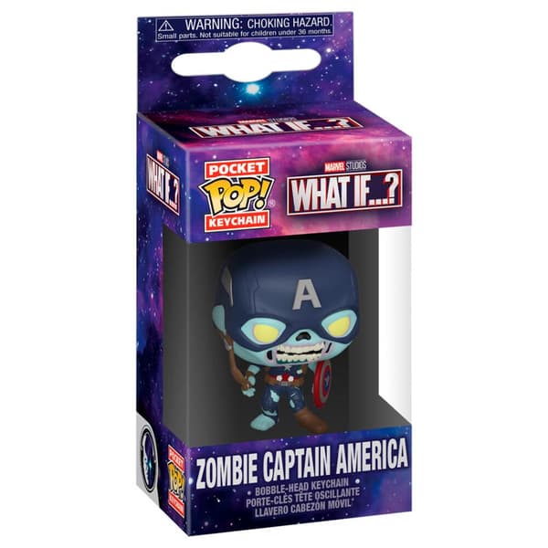 Pocket POP Keychain Marvel What If Zombie Captain America